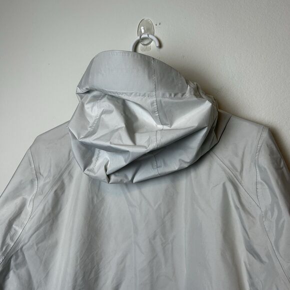 Patagonia Jacket Women’s Large White Torrentshell H2NO Full Zip Hooded Gorpcore - Picture 12 of 16